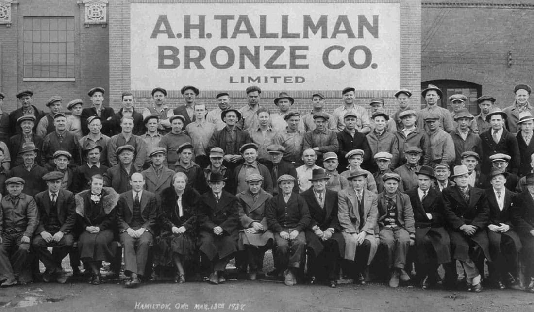 A.H. Tallman Bronze Co. Limited 1937